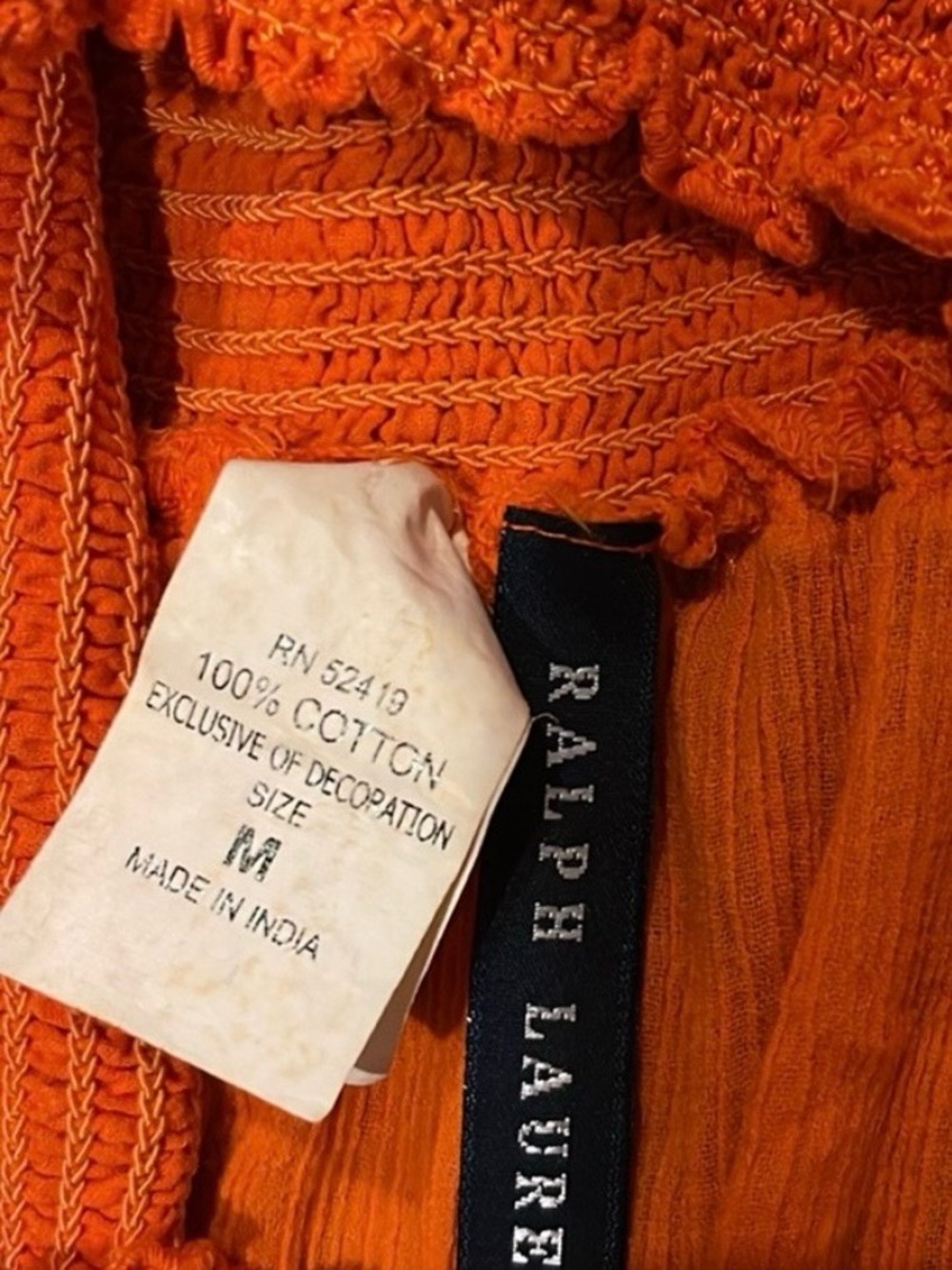 Ralph Lauren Cotton Maxi Skirt MEDIUM - Picture 3 of 3